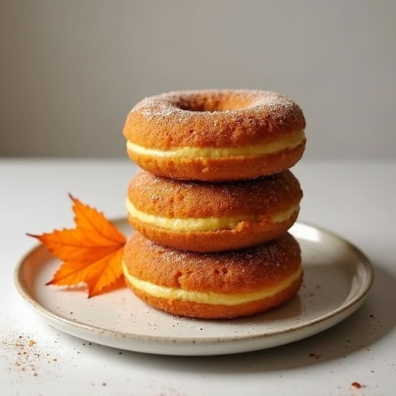 Protein-Packed Baked Pumpkin Spice Donuts