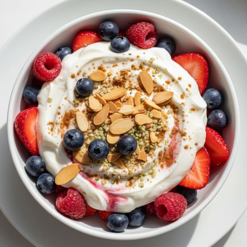 Quick Berry Yogurt Parfait