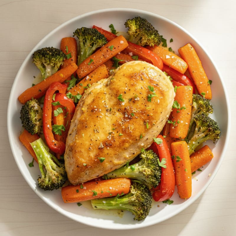 Lemon Herb Chicken with Roasted Vegetables