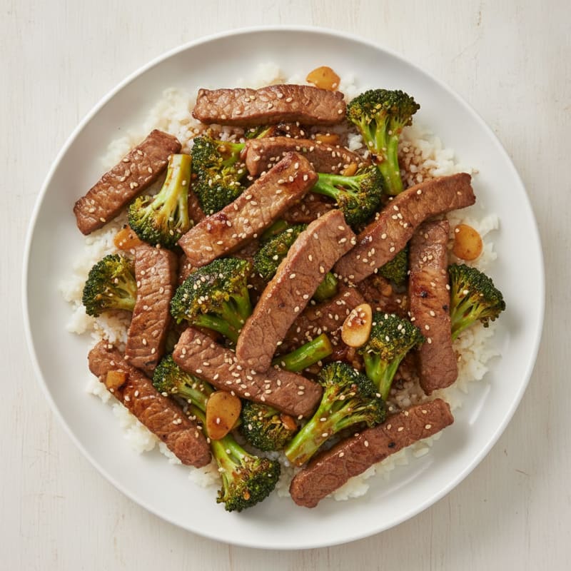 Sesame Beef and Broccoli Stir-Fry