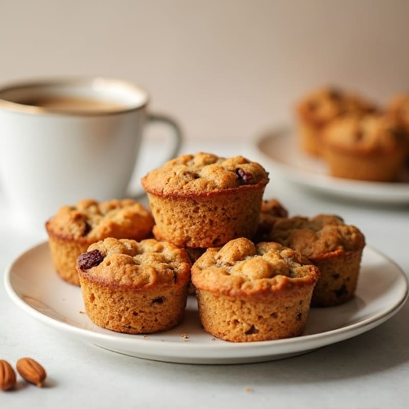 Protein-Packed Almond-Coffee Mini Cakes