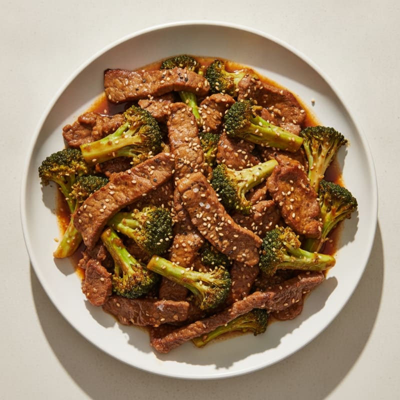 Sesame Beef & Broccoli Stir-Fry