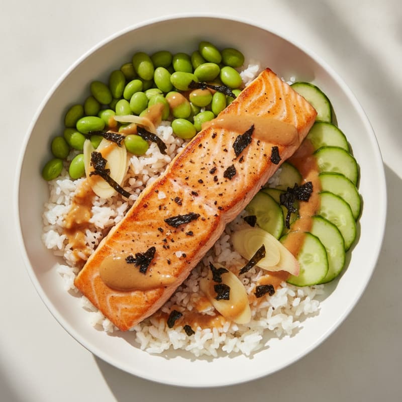 Salmon Sushi Rice Bowl