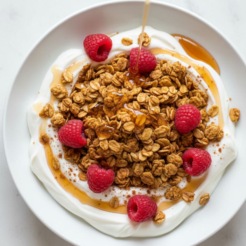 Creamy Yogurt Parfait with Golden Granola