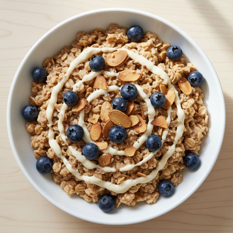 Blueberry Almond Power Oatmeal