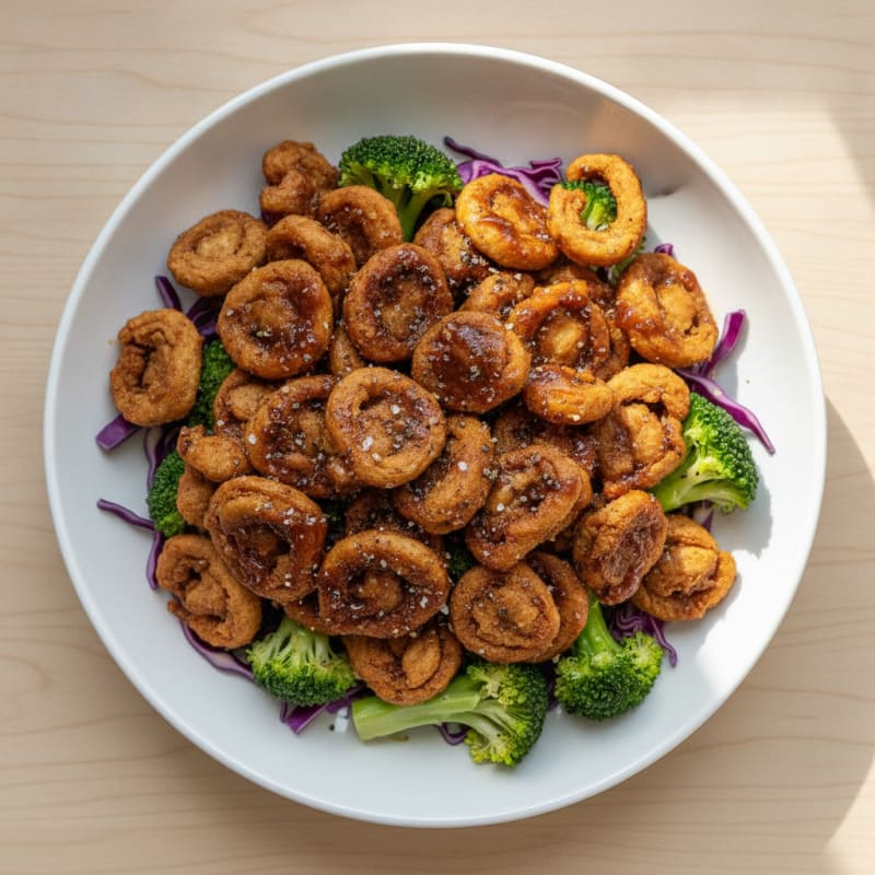 Soy Curl BBQ Bowl