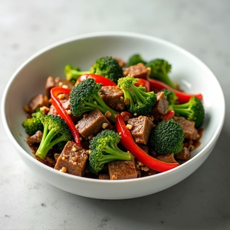 Ginger-Garlic Beef and Broccoli Stir-Fry