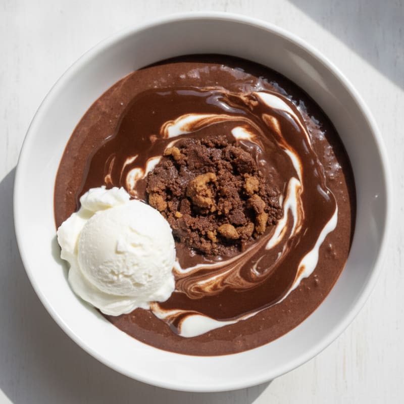 Silky Chocolate Protein Pudding with Greek Yogurt
