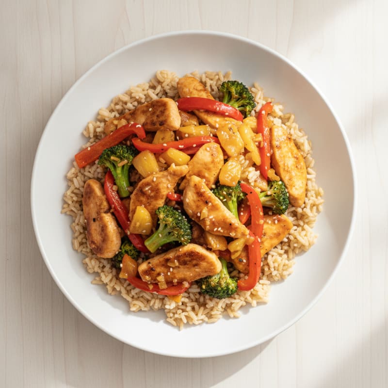 Sweet and Sour Chicken Stir-Fry