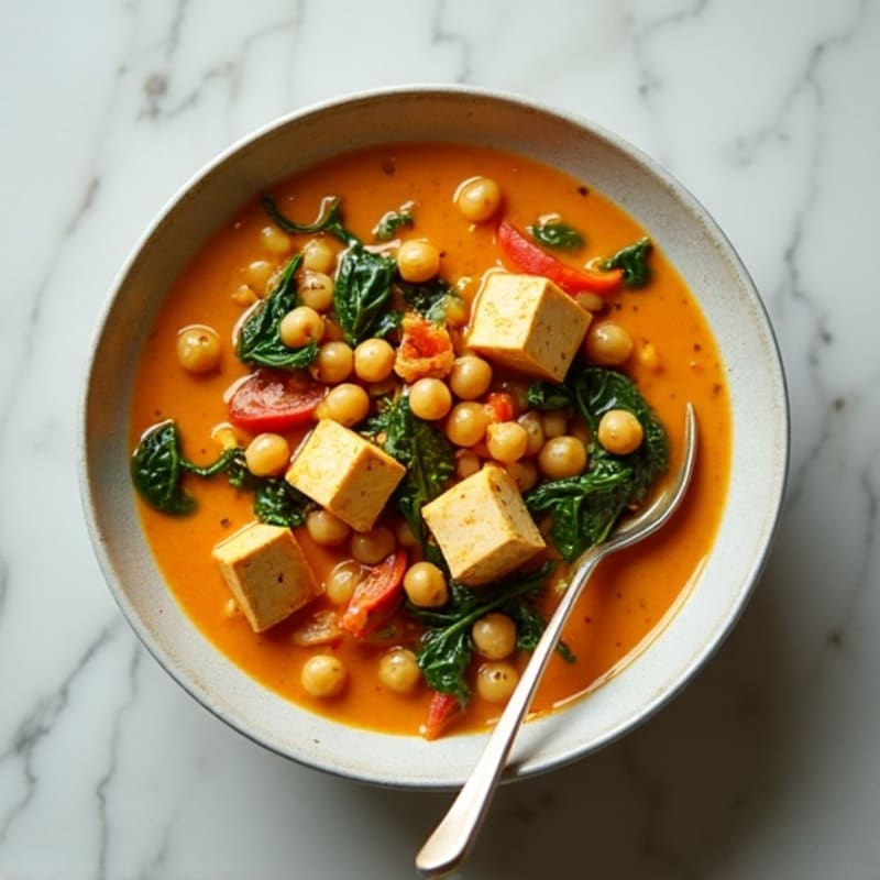 Creamy Coconut Chickpea Curry Stew