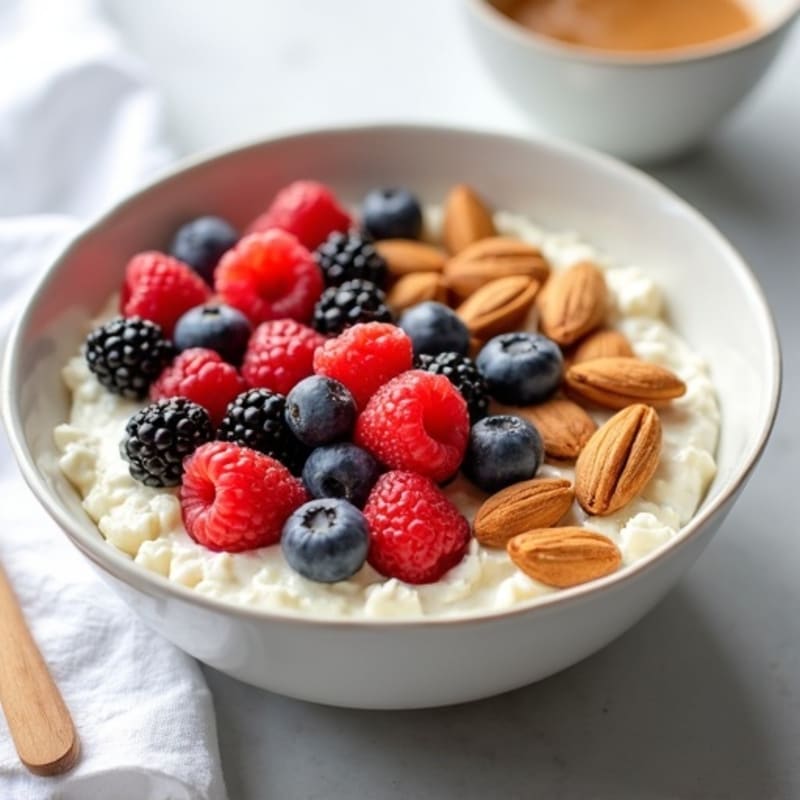 Cottage Cheese and Berry Protein Bowl
