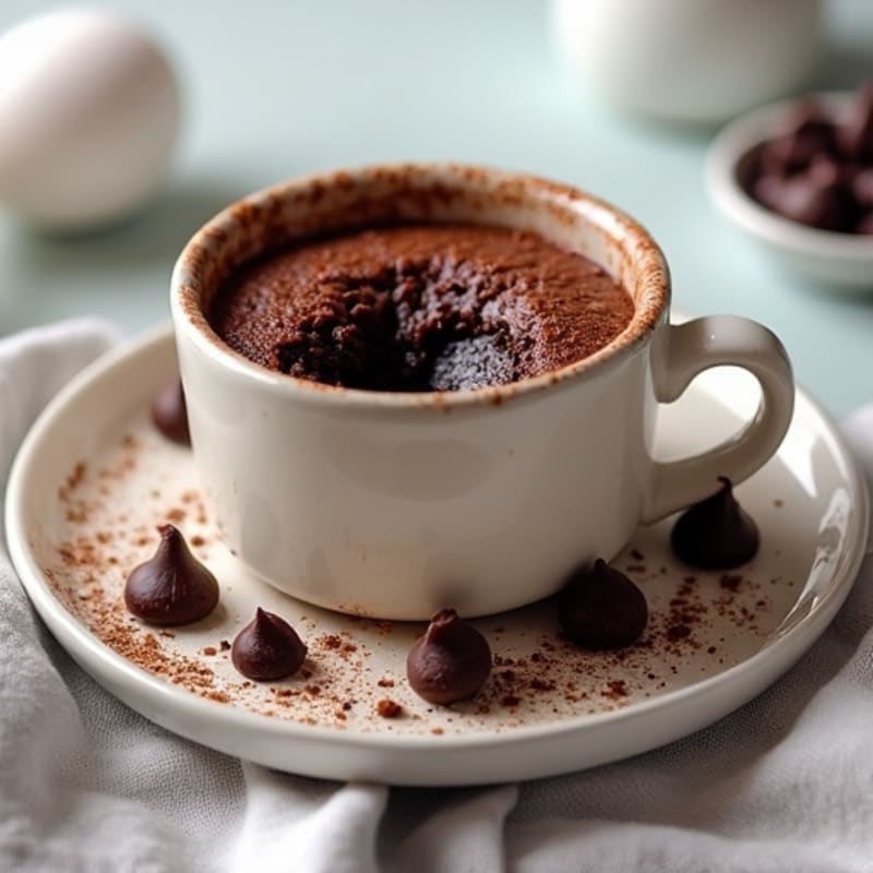 Protein-Packed Chocolate Molten Mug Cake