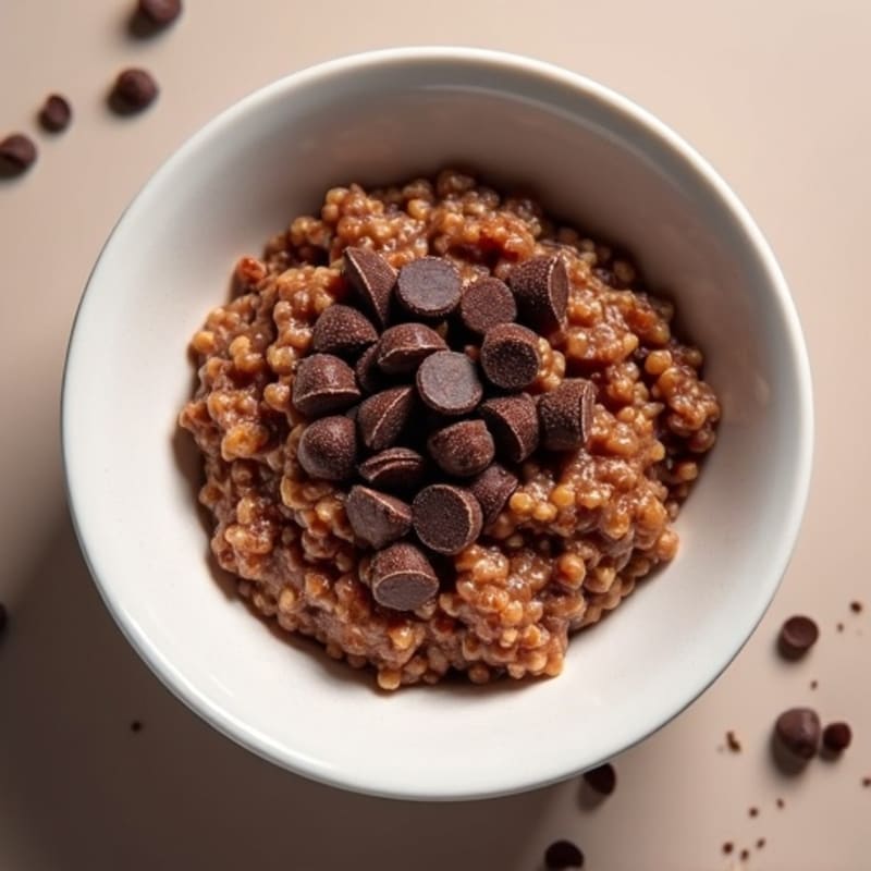 Fudgey Dark Chocolate Protein Oatmeal