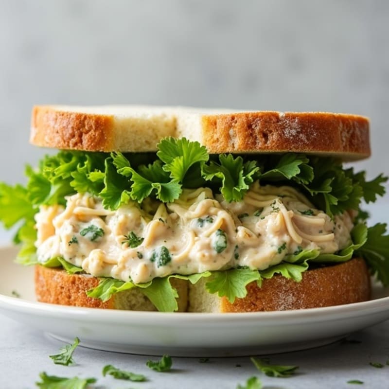 Creamy Herb Chicken Salad Sandwich