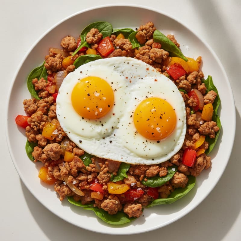 Hearty Grand Slam Breakfast Skillet