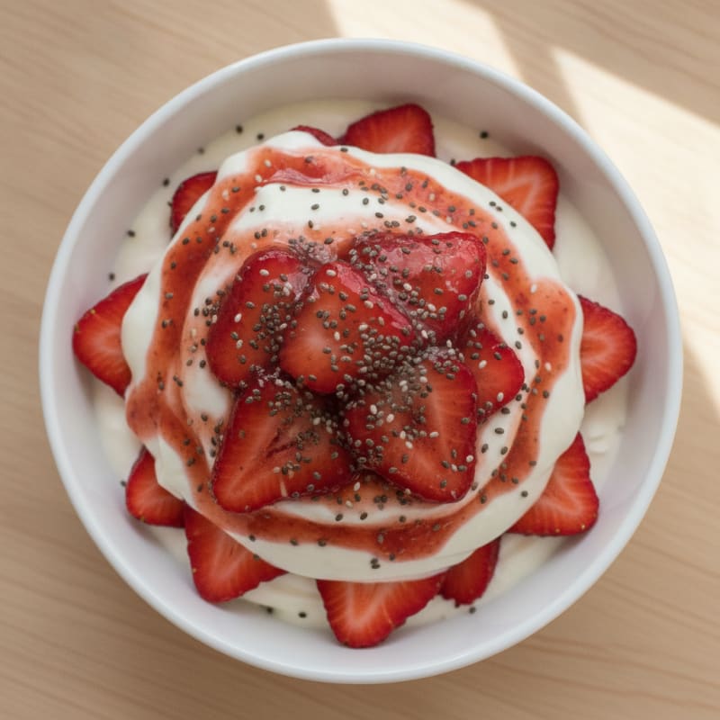 Creamy Greek Yogurt Protein Parfait with Berries