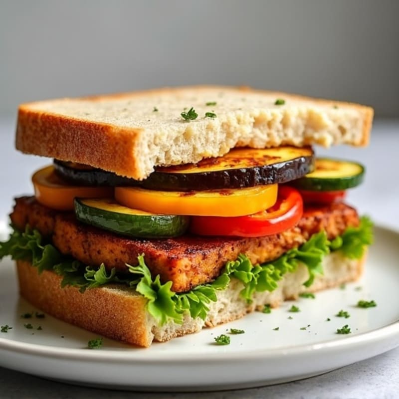 Hearty Grilled Vegetable Sandwich