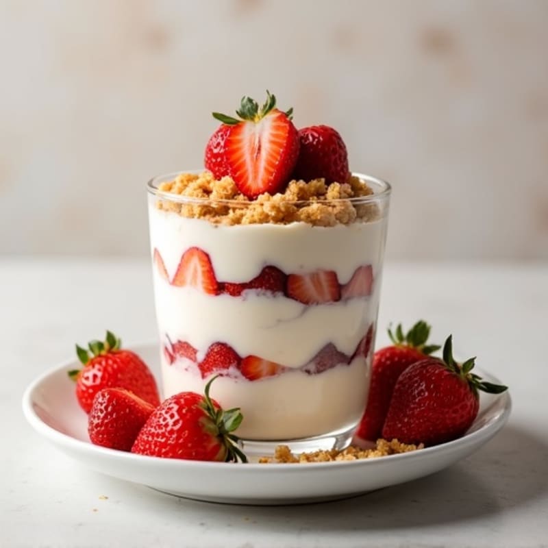 Creamy Greek Yogurt Cheesecake Parfait