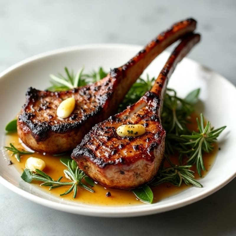 Grilled Herb Lamb Chops