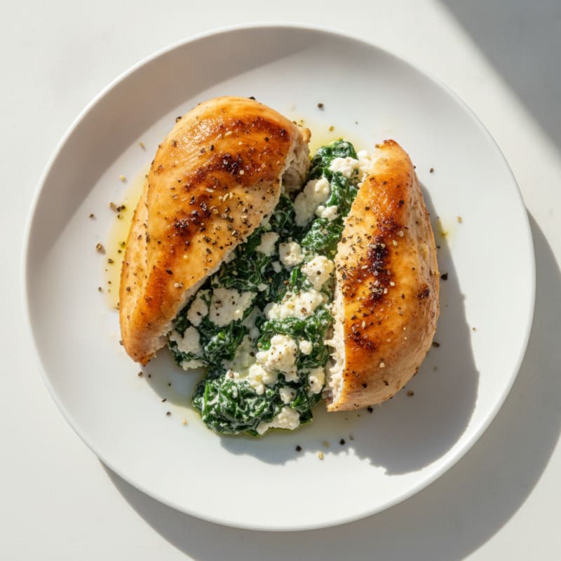 Spinach and Feta Stuffed Chicken