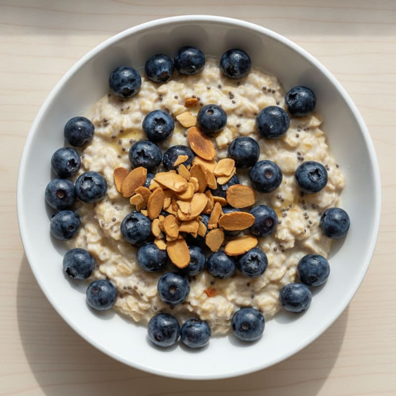 Blueberry Almond Overnight Oats