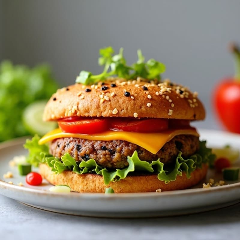Crispy Black Bean Quinoa Burgers with Chipotle Aioli