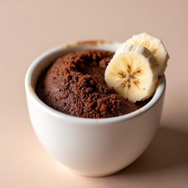 Healthy Chocolate Protein Mug Cake