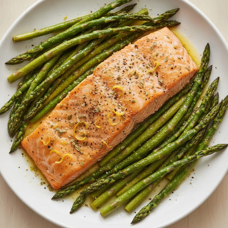 Sheet Pan Lemon Herb Salmon