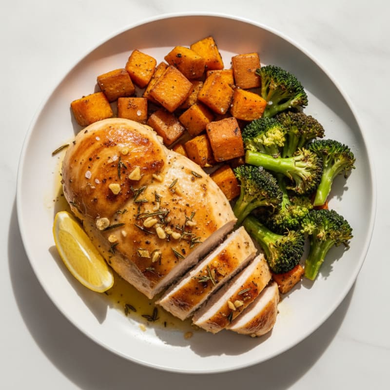 Garlic Herb Roasted Chicken Breast
