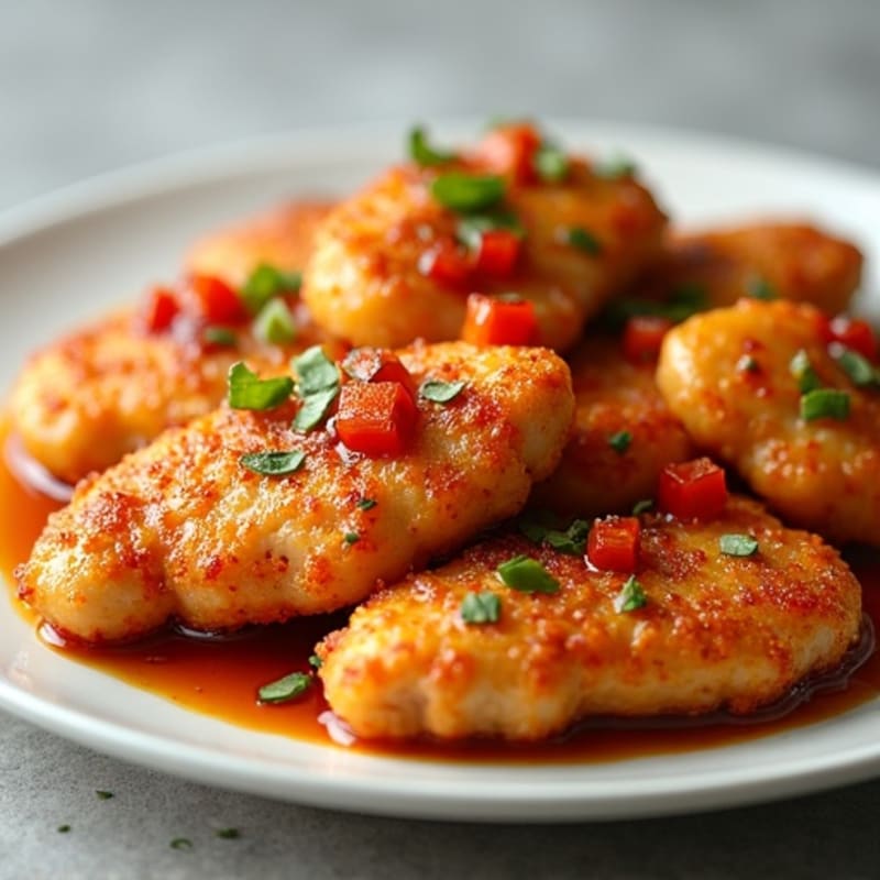 Crispy Baked Sweet and Sour Chicken