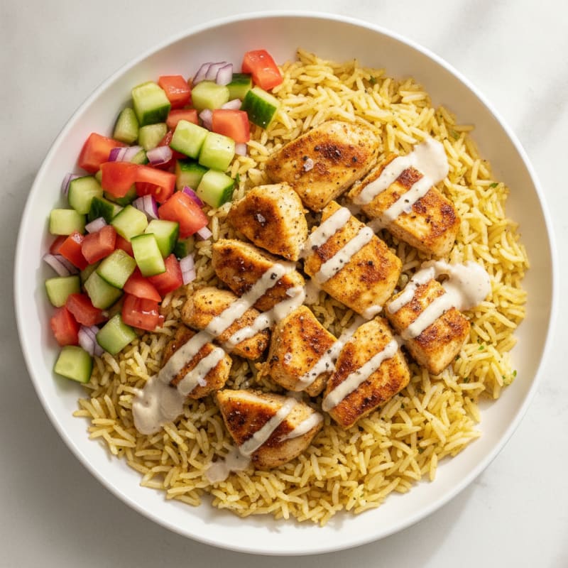 Chicken Shawarma Rice Bowl