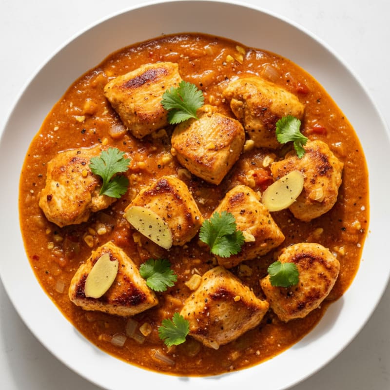 Tender Spiced Butter Chicken with Creamy Tomato Sauce