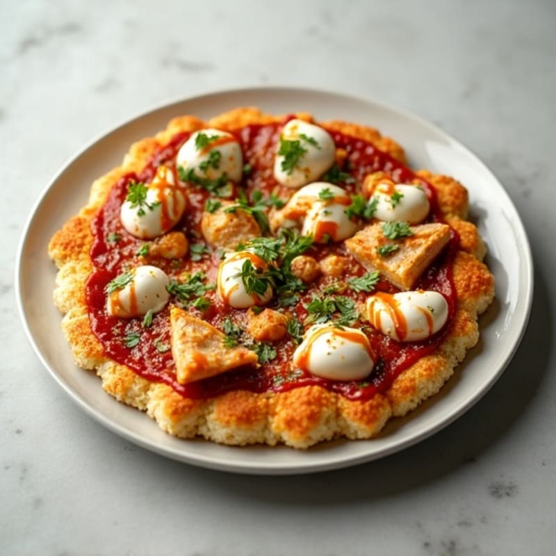 Crispy High-Protein BBQ Chicken Pizza