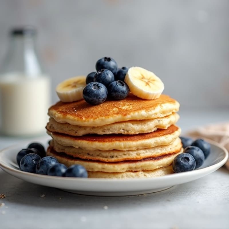 Fluffy Protein-Packed Blueberry Pancakes