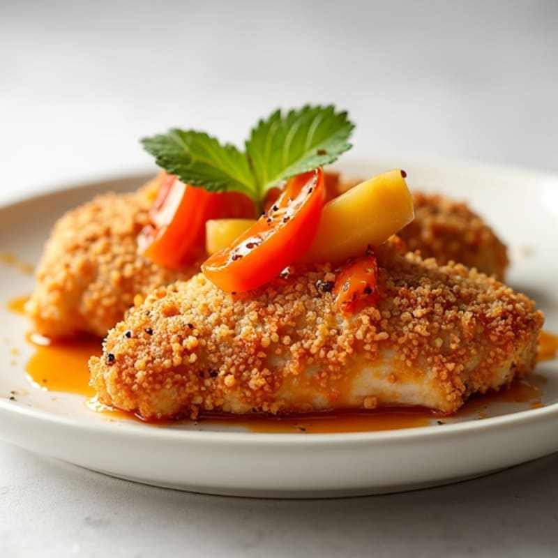 Crispy Baked Sweet and Sour Chicken