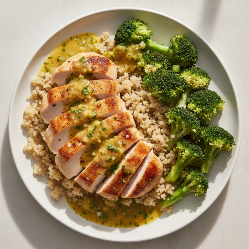 Pan-Seared Chicken with Lemon-Herb Sauce