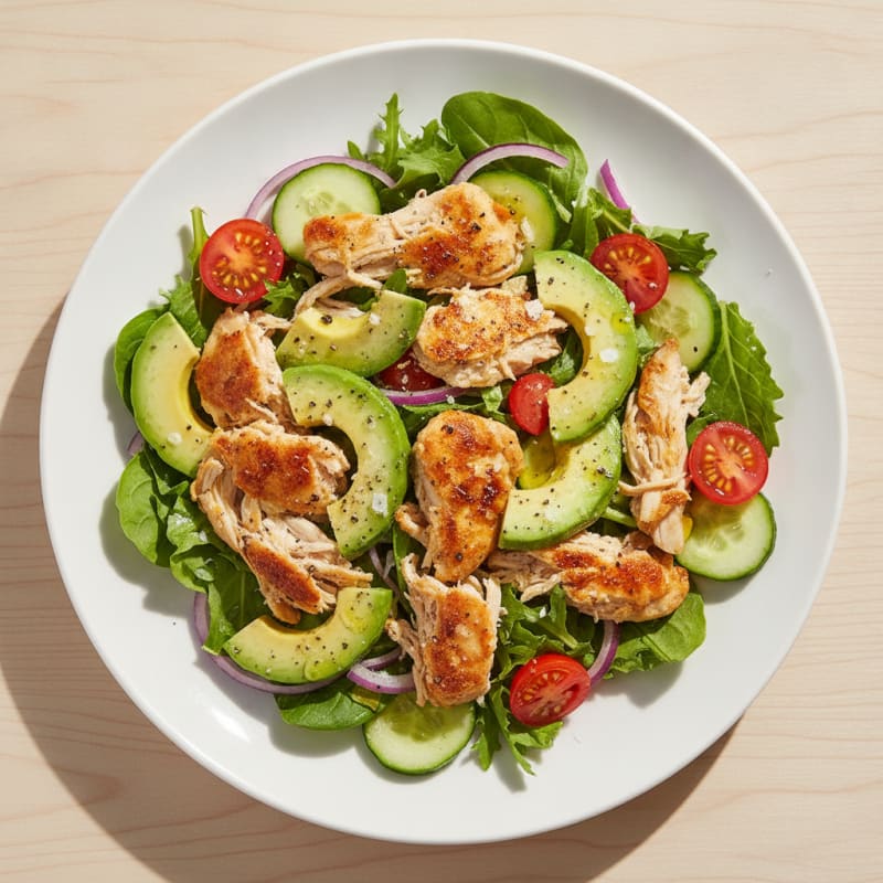 Quick Chicken and Avocado Salad