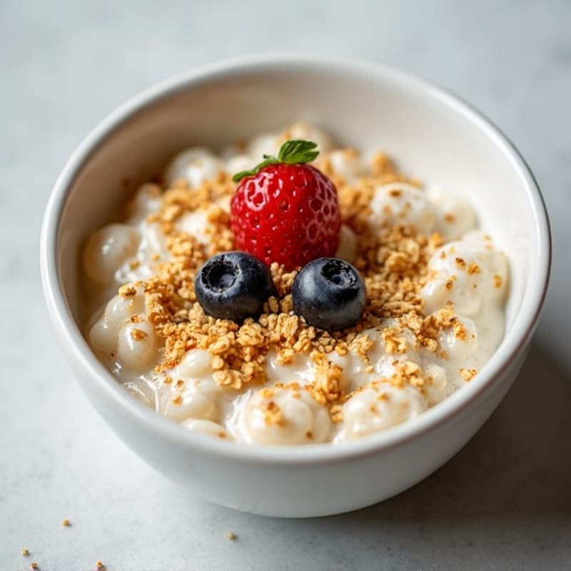 Vanilla Protein-Packed Greek Yogurt Overnight Oats