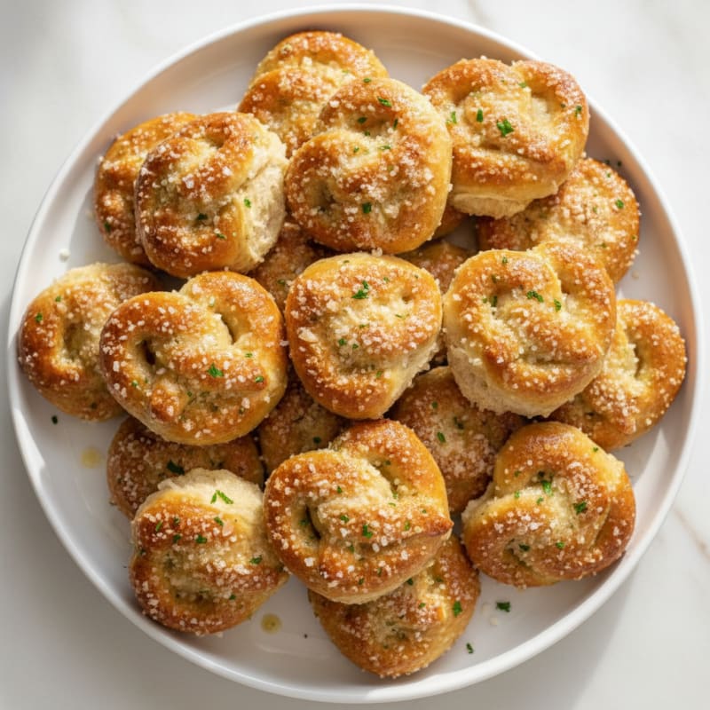 Garlic Parmesan Pretzel Bites