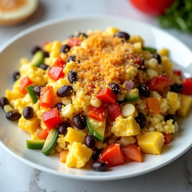Protein-Packed Southwest Veggie Scramble
