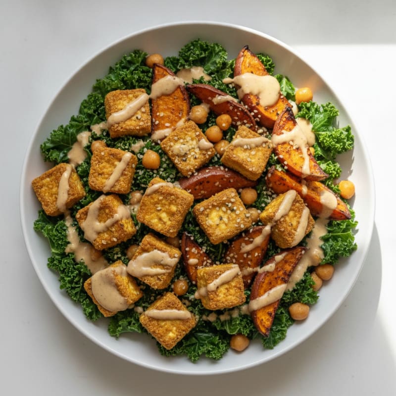 Roasted Sweet Potato Buddha Bowl