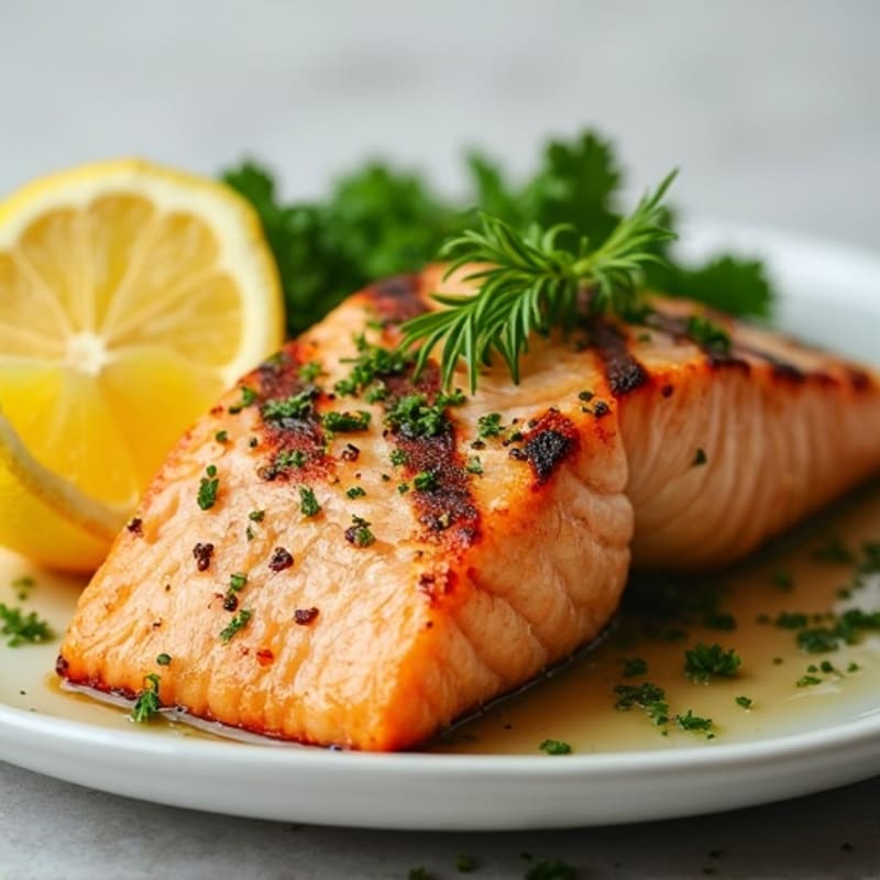 Lemon Herb Grilled Salmon