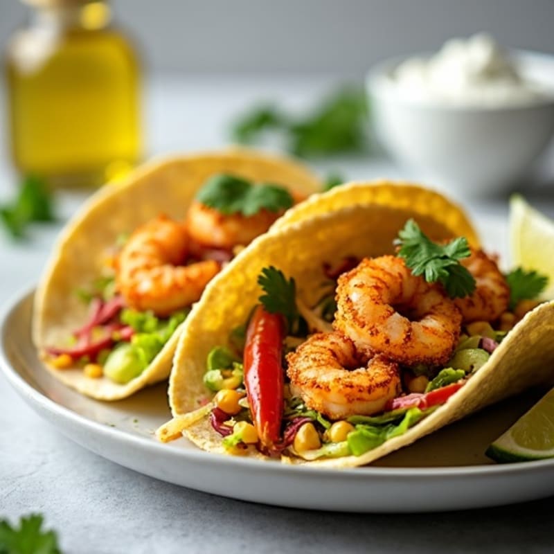 Crispy Shrimp Tacos with Zesty Cabbage Slaw