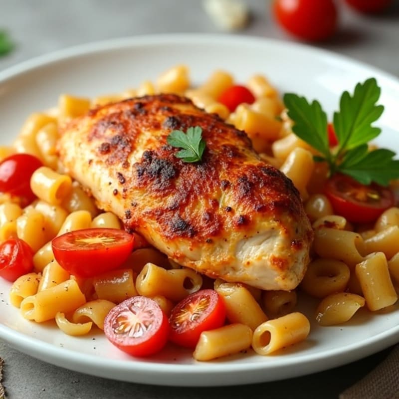 Healthy Spicy Cajun Chicken Pasta