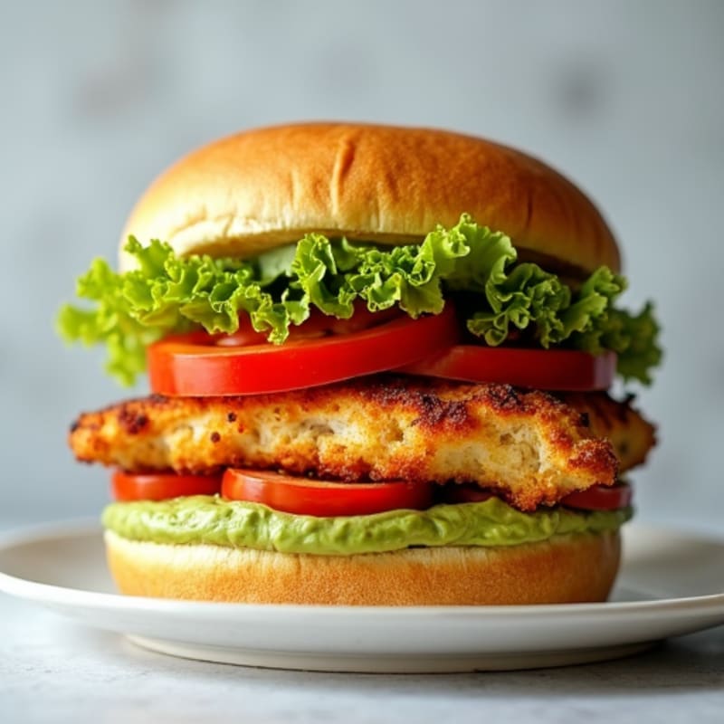 Crispy Baked Chicken Club Stack