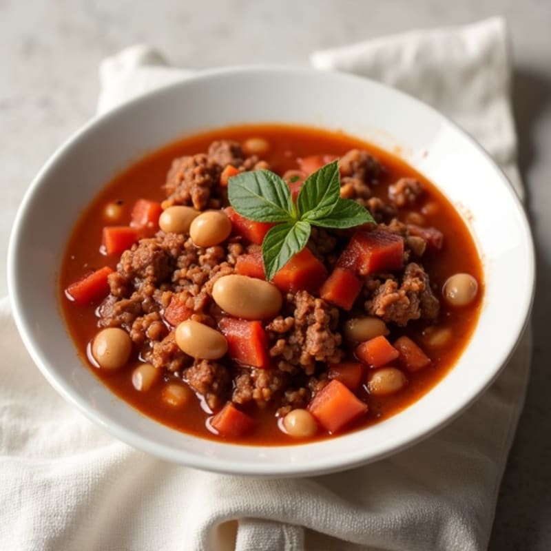 Lean Beef and Bean Homestyle Chili