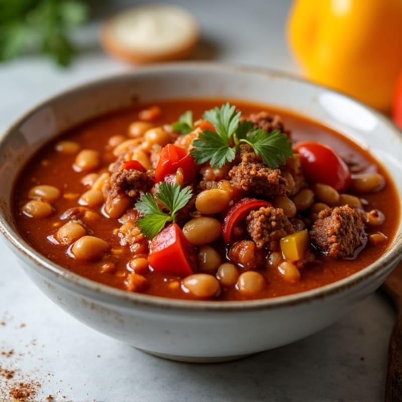 Hearty Slow Cooker Beef Chili