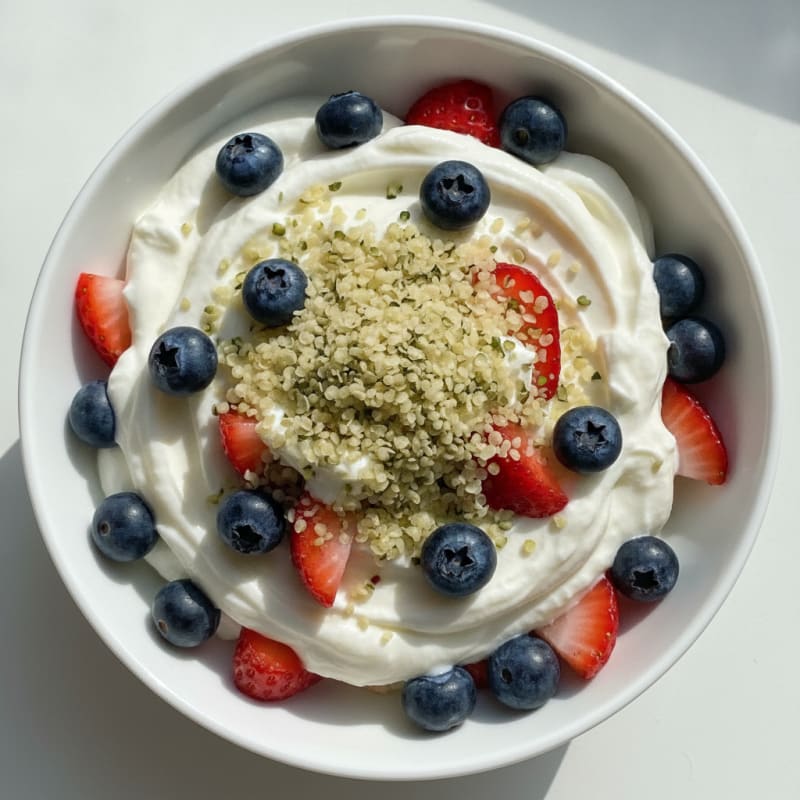 Greek Yogurt Protein Parfait with Berries
