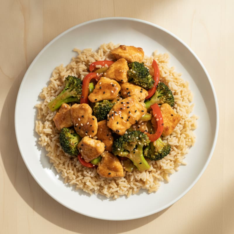 Teriyaki Chicken Stir-Fry with Broccoli