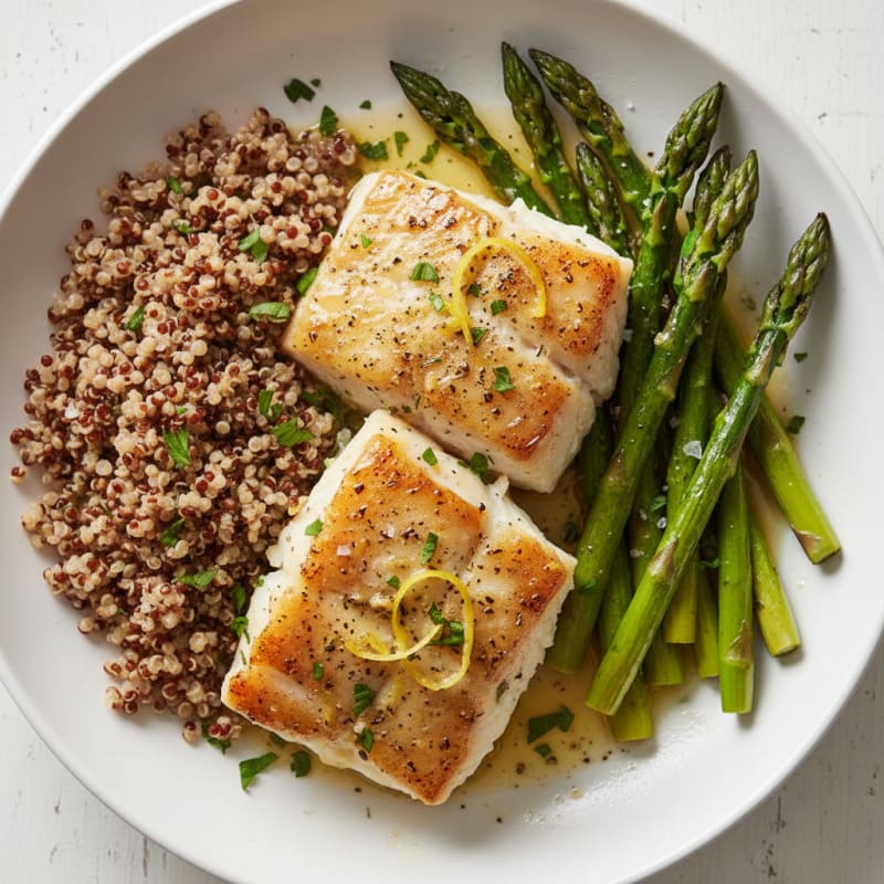 Tender Lemon-Herb Baked Cod